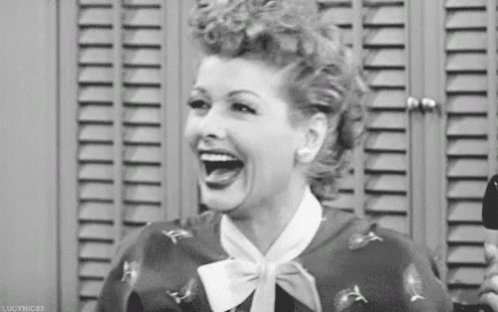Lucy Ricardo laughing, which turns into a wail